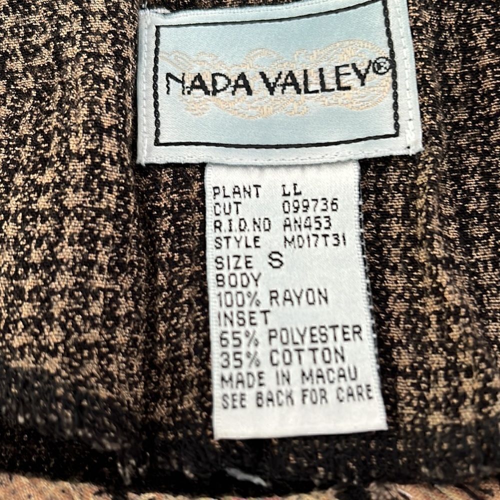 Brown long sleeve sweatshirt with attached vest and pants set - Picture 3 of 6